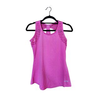 Bollé Womens Pink Striped Racerback Tank Top S